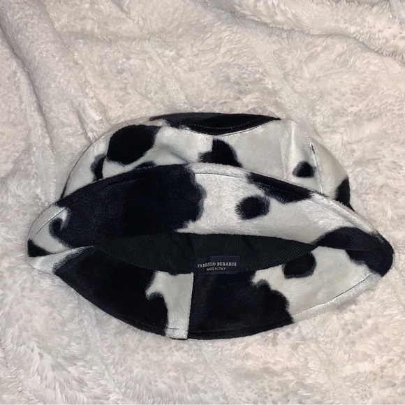 Vintage Cow Print Bucket Hat | Fabrizio Berardi Made in Italy - Picture 6 of 11